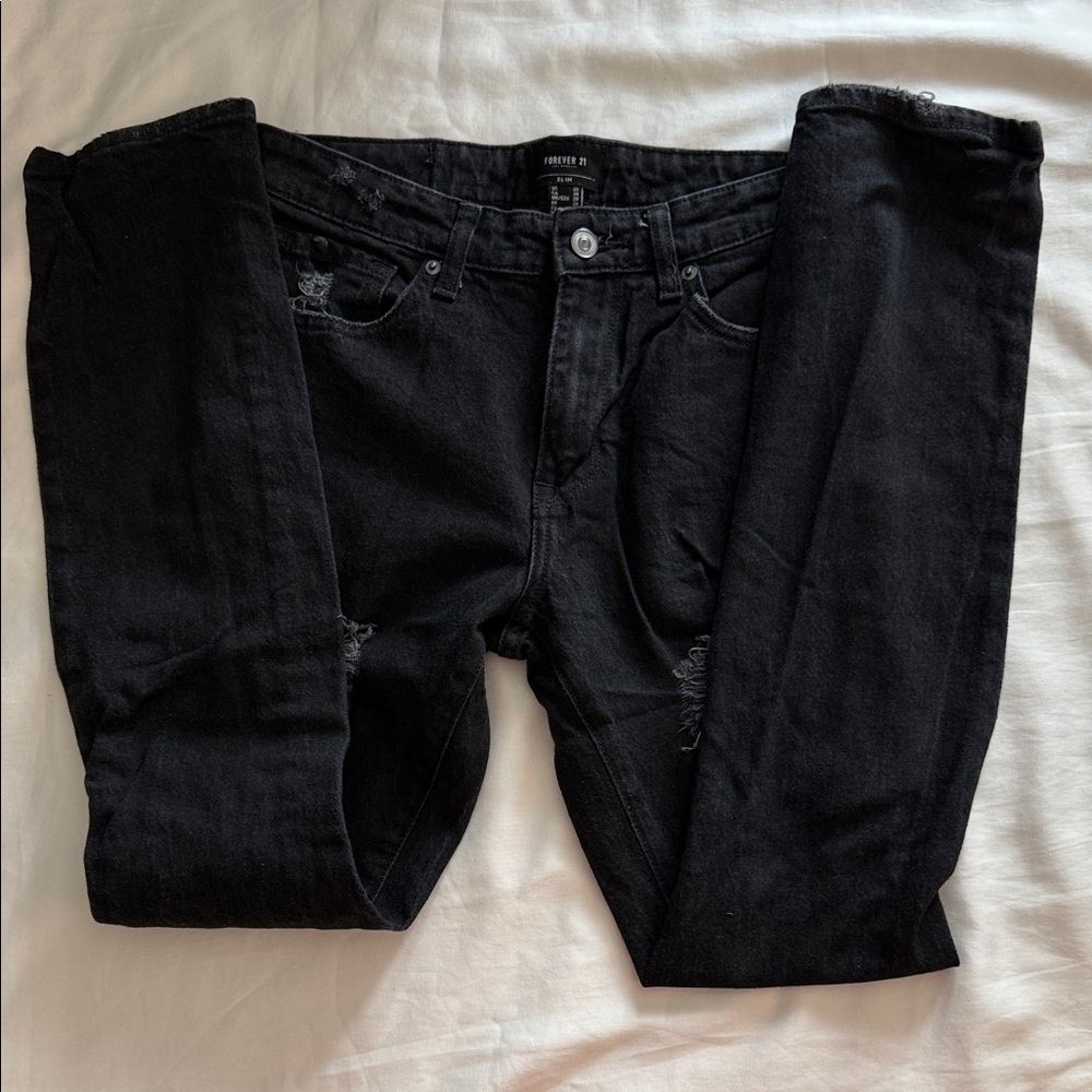 Forever 21 Men's Dark Skinny Jeans